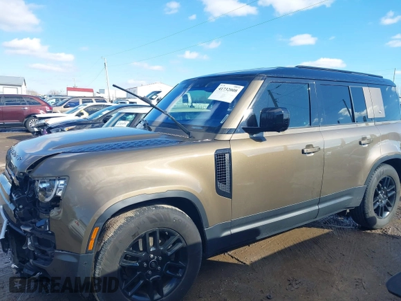 2021 Land Rover Defender S with VIN SALEJERX5M2041372, listed as a IAAI auction lot 41732008 with 62,233 mi miles and . Bid and sale history available at DreamBid. Image 14.