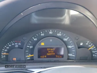 2003 Mercedes-Benz C 240 with VIN WDBRF81J33F318562, listed as a Copart auction lot 47246195 with 65,777 mi miles and Salvage title. Bid and sale history available at DreamBid. Image 9.