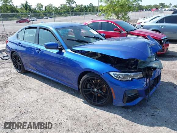 2020 BMW 3 Series 330i with VIN 3MW5R1J09L8B25490, listed as a IAAI auction lot 42404186 with 82,050 mi miles and . Bid and sale history available at DreamBid. Image 1.