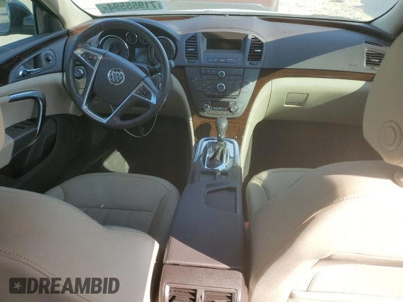 2011 Buick Regal CXL Turbo TO6 with VIN W04G05GV0B1101155, listed as a Copart auction lot 71955594 with 60,414 mi miles and Salvage Title. Bid and sale history available at carsss.com. Image 8.
