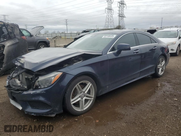 2016 Mercedes-Benz CLS 400 z VIN WDDLJ6HB1GA161793, wystawiony jako Copart lot #53748445 z przebiegiem 94 964 mil mil oraz Szkoda całkowita • Salvage title. Historia ofert i sprzedaży dostępna na DreamBid. Obrazek 1.