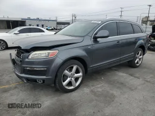 2008 Audi Q7 Premium with VIN WA1EY74L58D060186, listed as a Copart auction lot 59813095 with 142,041 mi miles and Salvage title. Bid and sale history available at DreamBid. Image 1.