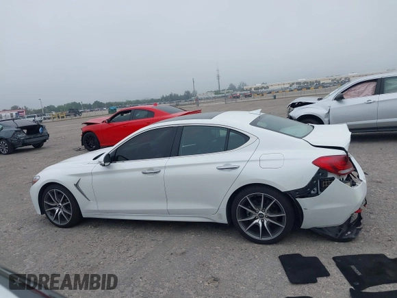 2020 Genesis G70 2.0T z VIN KMTG44LA8LU064798, wystawiony jako IAAI lot #41878098 z przebiegiem 57 995 mil mil oraz . Historia ofert i sprzedaży dostępna na DreamBid. Obrazek 14.