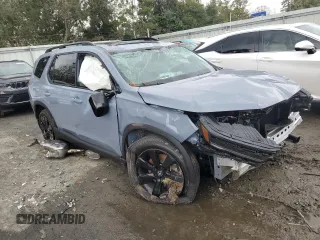 2025 Honda Pilot Black Edition with VIN 5FNYG1H90SB083215, listed as a Copart auction lot 42547625 with 0 mi miles and Salvage Title. Bid and sale history available at carsss.com. Image 4.