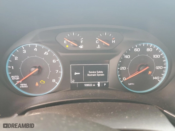 2022 Chevrolet Equinox LS with VIN 3GNAXHEV0NS110668, listed as a Copart auction lot 48134315 with 109,022 mi miles and Salvage Title. Bid and sale history available at carsss.com. Image 9.