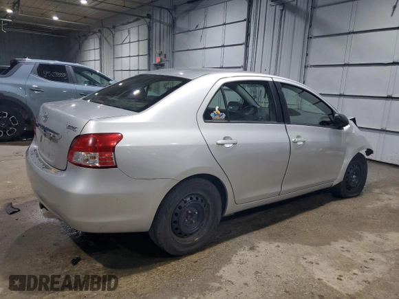 2012 Toyota Yaris with VIN JTDBT4K39C1415296, listed as a Copart auction lot 44793505 with 205,365 mi miles and Salvage Title. Bid and sale history available at DreamBid. Image 3.