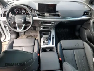 2024 Audi Q5 S line Premium with VIN WA1GAAFYXR2119667, listed as a Copart auction lot 55909455 with 8,383 mi miles and Salvage title. Bid and sale history available at DreamBid. Image 8.