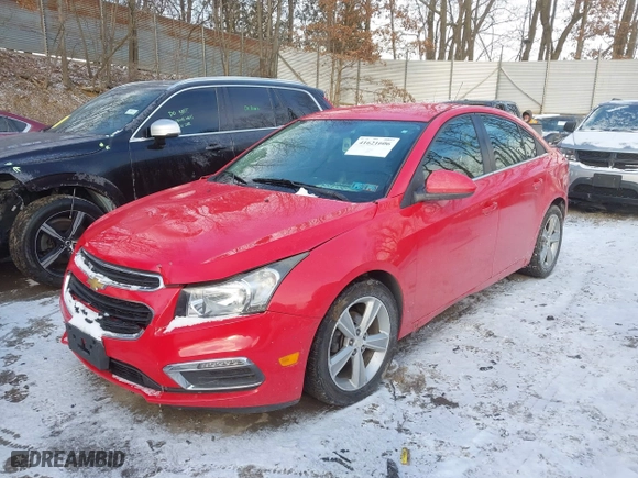 2015 Chevrolet Cruze LT with VIN 1G1PE5SB3F7199694, listed as a IAAI auction lot 41621606 with 121,368 mi miles. Bid and sale history available at carsss.com. Image 18.