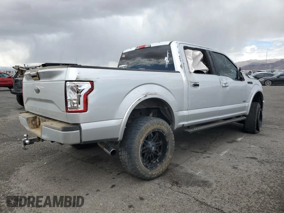 2015 Ford F-150 XLT with VIN 1FTEW1EP5FKE65435, listed as a Copart auction lot 48237125 with Not Provided miles and Salvage Title. Bid and sale history available at DreamBid. Image 3.