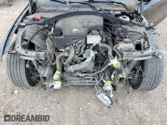 2015 BMW 4 Series 428i xDrive with VIN WBA3N9C50FK247264, listed as a Copart auction lot 54709725 with 75,218 mi miles and Salvage title. Bid and sale history available at DreamBid. Image 11.