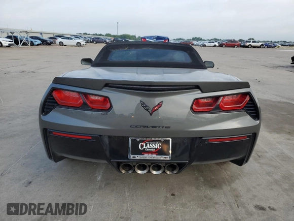 2016 Chevrolet Corvette Z51 2LT with VIN 1G1YK3D76G5122941, listed as a Copart auction lot 53631844 with 58,104 mi miles and Clean Title. Bid and sale history available at carsss.com. Image 6.