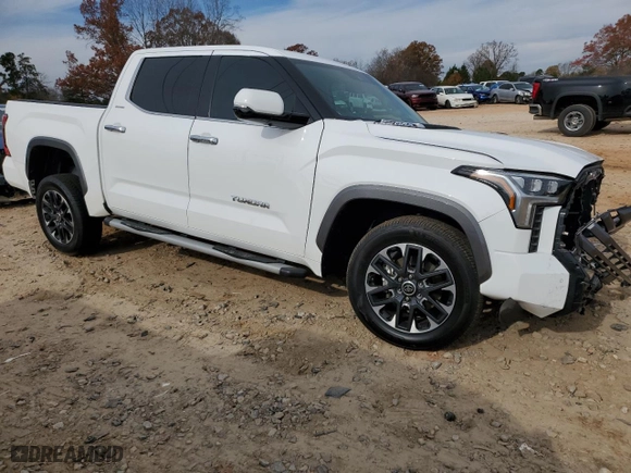 2022 Toyota Tundra 2WD Limited Hybrid with VIN 5TFJC5AB4NX001448, listed as a Copart auction lot 82022344 with 5,535 mi miles and Salvage Title. Bid and sale history available at carsss.com. Image 4.