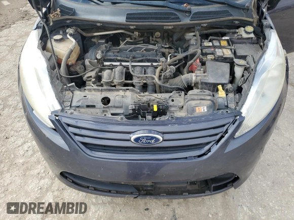 2012 Ford Fiesta S with VIN 3FADP4AJ2CM176566, listed as a Copart auction lot 80725944 with 176,015 mi miles and Salvage Title. Bid and sale history available at DreamBid. Image 11.
