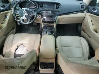 2015 Kia Cadenza Premium with VIN KNALN4D76F5185046, listed as a Copart auction lot 76147324 with 115,402 mi miles and Salvage Title. Bid and sale history available at carsss.com. Image 8.