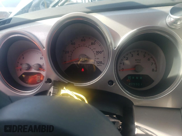 2009 Chrysler PT Cruiser with VIN 3A8FY48939T595724, listed as a Copart auction lot 76087784 with 209,901 mi miles and Salvage title. Bid and sale history available at DreamBid. Image 9.