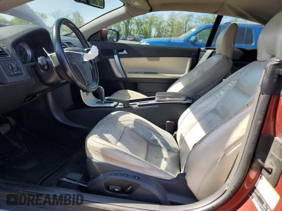 2011 Volvo C70 with VIN YV1672MC5BJ120129, listed as a Copart auction lot 55194515 with 159,270 mi miles and Clean Title. Bid and sale history available at carsss.com. Image 7.
