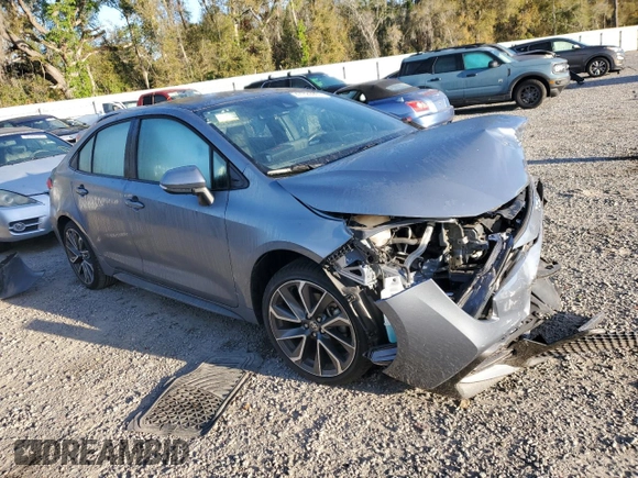 2022 Toyota Corolla SE with VIN 5YFS4MCE2NP121525, listed as a Copart auction lot 47720955 with 22,522 mi miles and Non Repairable. Bid and sale history available at carsss.com. Image 4.