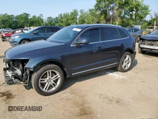 2013 Audi Q5 Premium Plus with VIN WA1LFAFP4DA057950, listed as a Copart auction lot 60055275 with 96,632 mi miles and Salvage title. Bid and sale history available at DreamBid. Image 1.