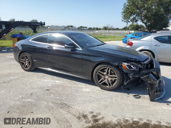 2017 Mercedes-Benz S 550 with VIN WDDXJ8FB1HA024368, listed as a Copart auction lot 72063484 with 44,182 mi miles and Salvage title. Bid and sale history available at DreamBid. Image 4.