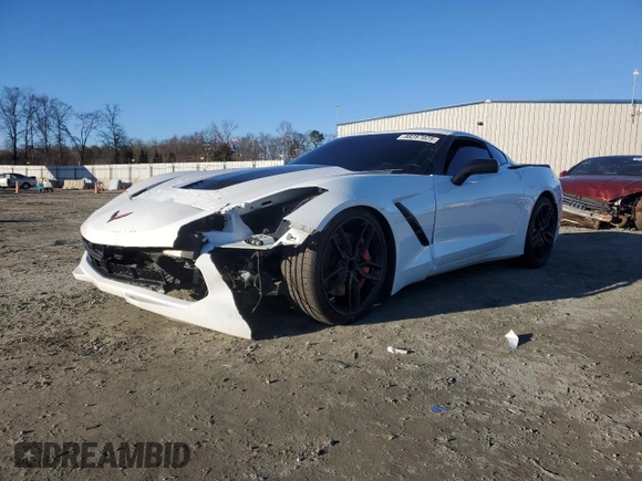 2014 Chevrolet Corvette Z51 2LT with VIN 1G1YK2D76E5102535, listed as a Copart auction lot 88287025 with 69,252 mi miles and Salvage title. Bid and sale history available at DreamBid. Image 1.