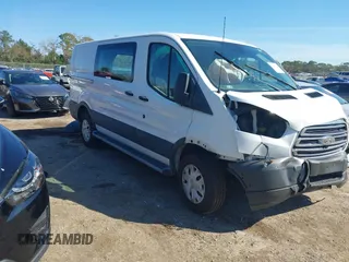 2018 Ford Transit with VIN 1FTYR1YM1JKB16481, listed as a IAAI auction lot 41643324 with 67,677 mi miles. Bid and sale history available at carsss.com. Image 1.