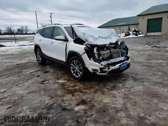 2022 GMC Terrain SLT with VIN 3GKALVEV0NL108954, listed as a Copart auction lot 85035874 with 42,407 mi miles and Salvage Title. Bid and sale history available at carsss.com. Image 14.