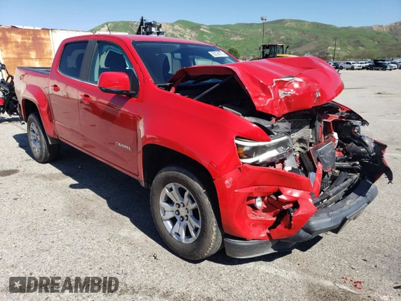 2020 Chevrolet Colorado 2WD LT with VIN 1GCGSCEN5L1213667, listed as a Copart auction lot 50034075 with 44,840 mi miles and Salvage Title. Bid and sale history available at carsss.com. Image 4.