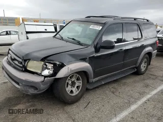 2002 Toyota Sequoia SR5 with VIN 5TDZT34A62S113342, listed as a Copart auction lot 49557975 with 240,280 mi miles and Salvage Title. Bid and sale history available at carsss.com. Image 1.