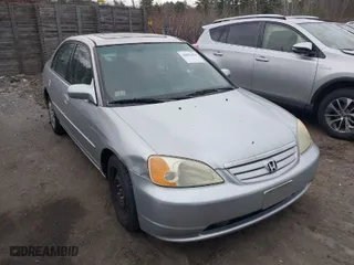 2003 Honda Civic EX with VIN 2HGES26793H588367, listed as a IAAI auction lot 42036420 with 205,190 mi miles. Bid and sale history available at carsss.com. Image 1.