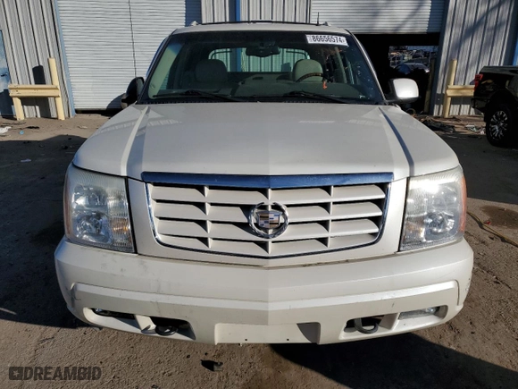 2002 Cadillac Escalade EXT with VIN 3GYEK63N72G231660, listed as a Copart auction lot 86656574 with 99405 miles and Salvage Title. Bid and sale history available at carsss.com. Image 5.