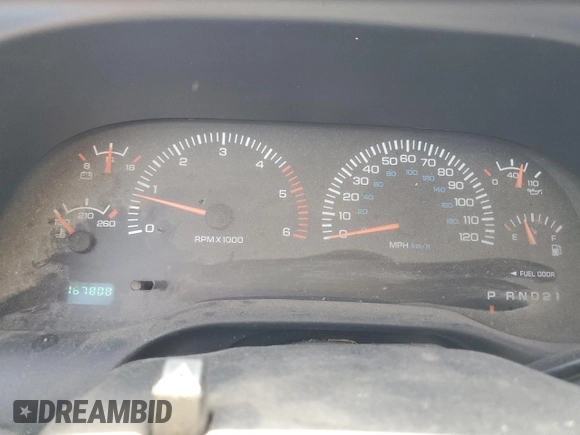 1999 Dodge 2500 with VIN 1B7KF23WXXJ543539, listed as a Copart auction lot 58572814 with 167,808 mi miles and Clean title. Bid and sale history available at DreamBid. Image 9.