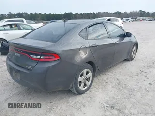 2015 Dodge Dart SXT with VIN 1C3CDFBB3FD309566, listed as a IAAI auction lot 41749617 with 180,188 mi miles. Bid and sale history available at carsss.com. Image 4.