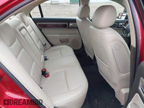 2008 Lincoln MKZ with VIN 3LNHM28T38R605767, listed as a IAAI auction lot 41773715 with 72,417 mi miles. Bid and sale history available at carsss.com. Image 8.