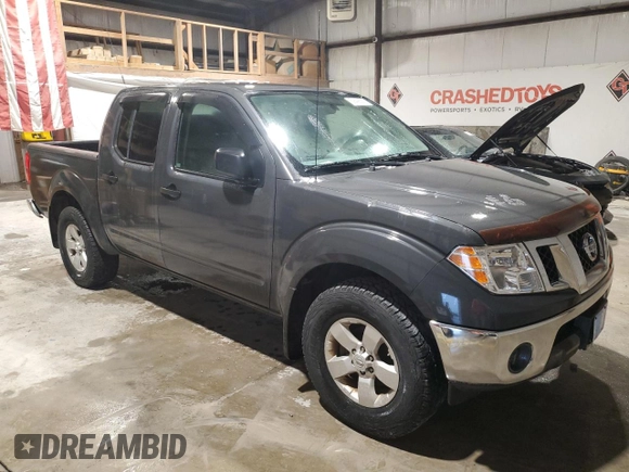 2010 Nissan Frontier SE with VIN 1N6AD0EV2AC430350, listed as a Copart auction lot 59498585 with Not provided miles and Salvage title. Bid and sale history available at DreamBid. Image 4.
