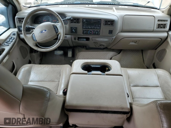 2003 Ford F-350 XL with VIN 1FTSW31F13EA50456, listed as a Copart auction lot 62838035 with 214,969 mi miles and Salvage title. Bid and sale history available at DreamBid. Image 8.