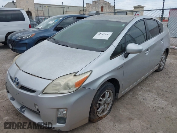2010 Toyota Prius II with VIN JTDKN3DU9A0208162, listed as a IAAI auction lot 42112697 with 1 mi miles. Bid and sale history available at carsss.com. Image 2.