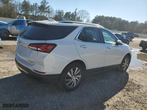 2024 Chevrolet Equinox Premier with VIN 3GNAXNEG5RL131869, listed as a Copart auction lot 46451255 with 15,783 mi miles and Salvage Title. Bid and sale history available at carsss.com. Image 3.