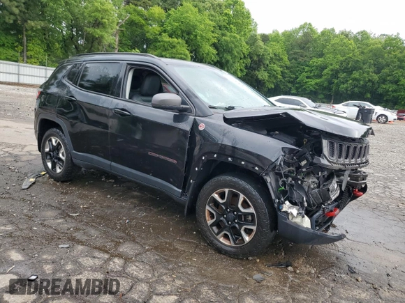 2018 Jeep Compass Trailhawk z VIN 3C4NJDDB4JT147867, wystawiony jako Copart lot #55981295 z przebiegiem 107 718 mil mil oraz Szkoda całkowita • Salvage title. Historia ofert i sprzedaży dostępna na DreamBid. Obrazek 4.