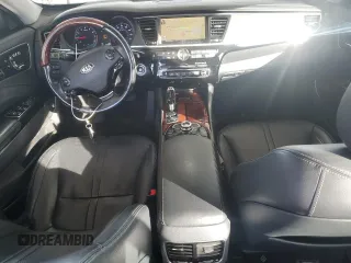 2015 Kia K900 Premium with VIN KNALU4D44F6024018, listed as a Copart auction lot 82869214 with 124,589 mi miles and Salvage Title. Bid and sale history available at carsss.com. Image 8.