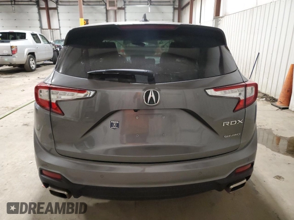 2023 Acura RDX w/Technology Package with VIN 5J8TC2H54PL008399, listed as a Copart auction lot 83084744 with 16,939 mi miles and Salvage Title. Bid and sale history available at carsss.com. Image 6.