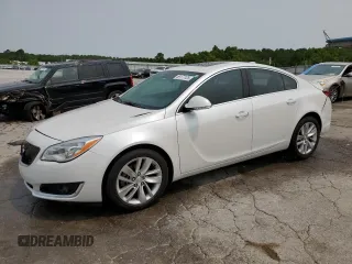 2016 Buick Regal z VIN 2G4GK5EX6G9117735, wystawiony jako Copart lot #59177125 z przebiegiem 56 341 mil mil oraz Szkoda całkowita • Salvage title. Historia ofert i sprzedaży dostępna na DreamBid. Obrazek 1.