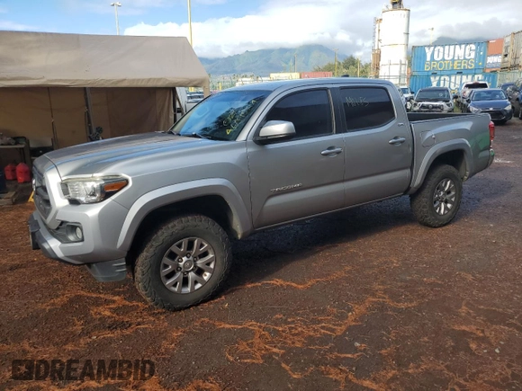 2017 Toyota Tacoma SR5 with VIN 3TMCZ5AN5HM076042, listed as a Copart auction lot 46495114 with 65,080 mi miles and Clean Title. Bid and sale history available at carsss.com. Image 1.