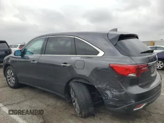 2014 Acura MDX Technology with VIN 5FRYD3H43EB020265, listed as a Copart auction lot 53580405 with 87,116 mi miles and Salvage title. Bid and sale history available at DreamBid. Image 2.