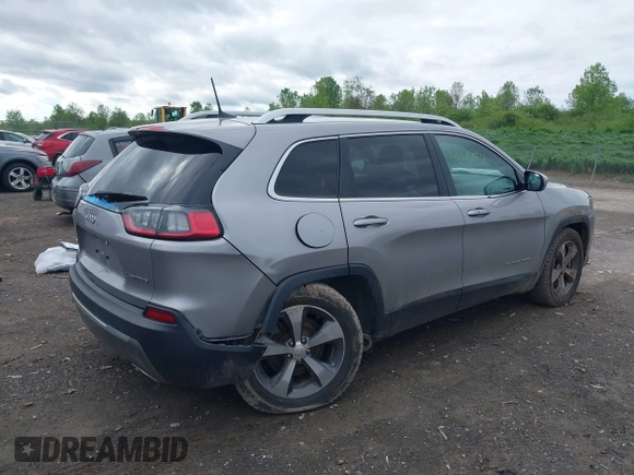 2019 Jeep Cherokee Limited with VIN 1C4PJMDXXKD451183, listed as a IAAI auction lot 42285516 with 83,789 mi miles and . Bid and sale history available at DreamBid. Image 4.