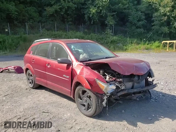 2004 Pontiac Vibe GT with VIN 5Y2SN62L14Z403135, listed as a Copart auction lot 68229654 with 186,589 mi miles and Salvage Title. Bid and sale history available at carsss.com. Image 11.