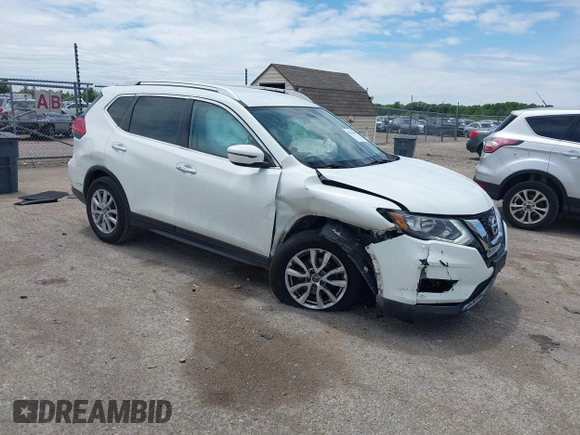 2017 Nissan Rogue SV with VIN KNMAT2MTXHP550384, listed as a IAAI auction lot 42364687 with 158,243 mi miles and . Bid and sale history available at DreamBid. Image 1.