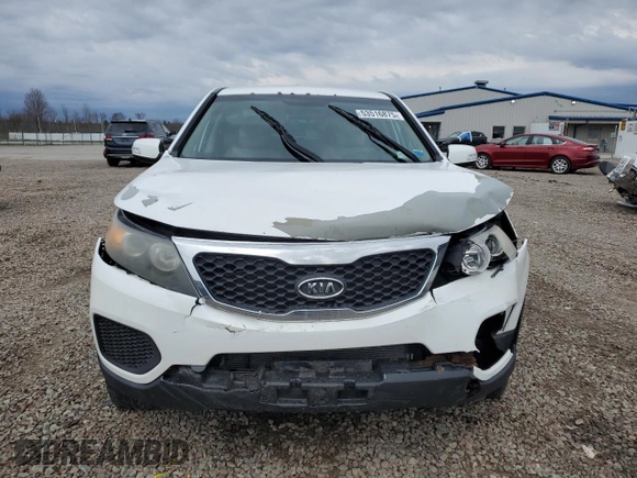 2011 Kia Sorento LX with VIN 5XYKTCA1XBG055187, listed as a Copart auction lot 53516875 with 153,356 mi miles and Salvage Title. Bid and sale history available at carsss.com. Image 5.