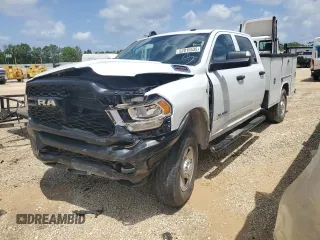 2022 Ram 2500 Tradesman with VIN 3C6UR5HJ4NG398616, listed as a Copart auction lot 52015535 with 61,189 mi miles and Salvage Title. Bid and sale history available at carsss.com. Image 1.