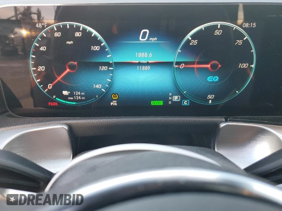 2022 Mercedes-Benz EQB 300 z VIN W1N9M0KB5NN012464, wystawiony jako Copart lot #42521714 z przebiegiem 11 889 mil mil oraz . Historia ofert i sprzedaży dostępna na DreamBid. Obrazek 9.