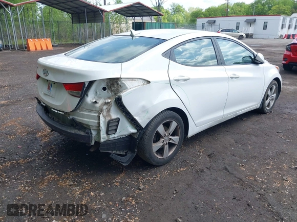 2013 Hyundai Elantra GLS with VIN 5NPDH4AE3DH349870, listed as a IAAI auction lot 42152053 with 140,932 mi miles and . Bid and sale history available at DreamBid. Image 4.